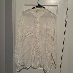 Eileen Fisher Irish Linen Button Down